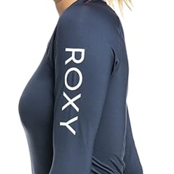 Roxy Mood Indigo Long Sleeve Rashguard Swimwear  | XX-Large - Picture 3 of 5